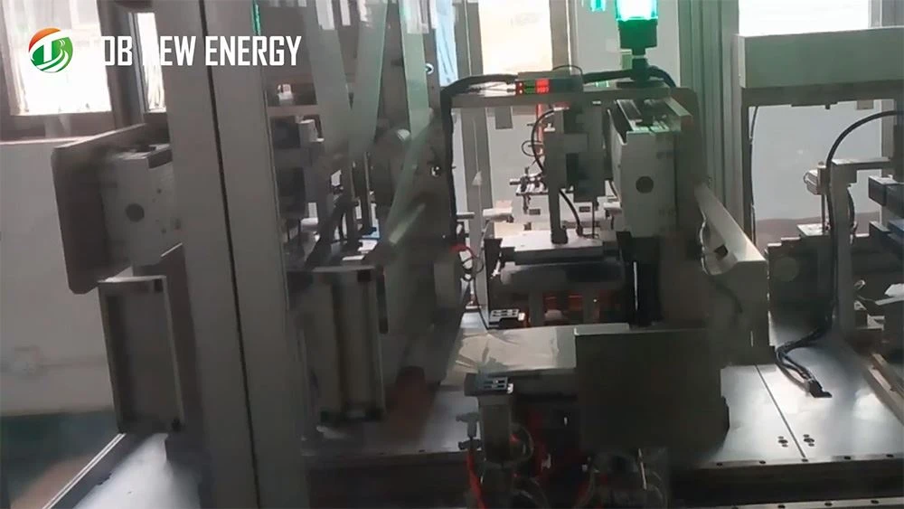 Máquina automática de empilhamento de baterias de íon de lítio