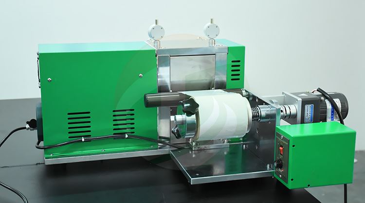 Máquina de imprensa de rolo de aquecimento de laboratório