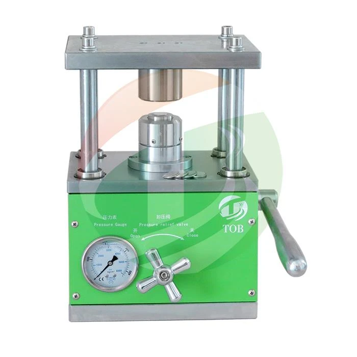 Máquina de friso de célula de moeda hidráulica